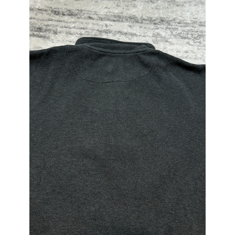 ORVIS Men's Pullover 1/4 Zip Red Grey Sweater Size Large 100% Cotton Lot of 2 - Picture 15 of 15